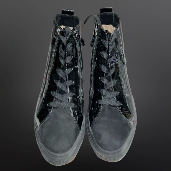 Hassia Bilbao Sneaker Boot Black Malteese Size 9 - Picture 2 of 9